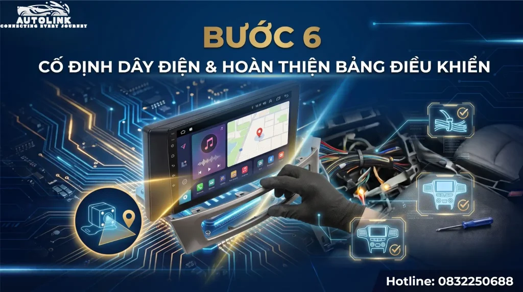 Cố định dây và hoàn thiện Cố định dây và hoàn thiện
