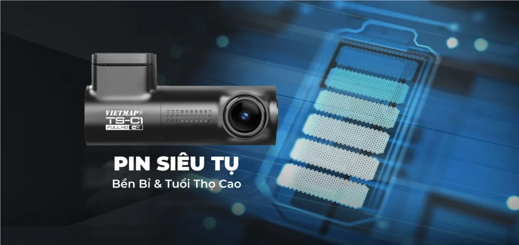 Công nghệ pin của camera hành trình Vietmap Công nghệ pin của camera hành trình Vietmap