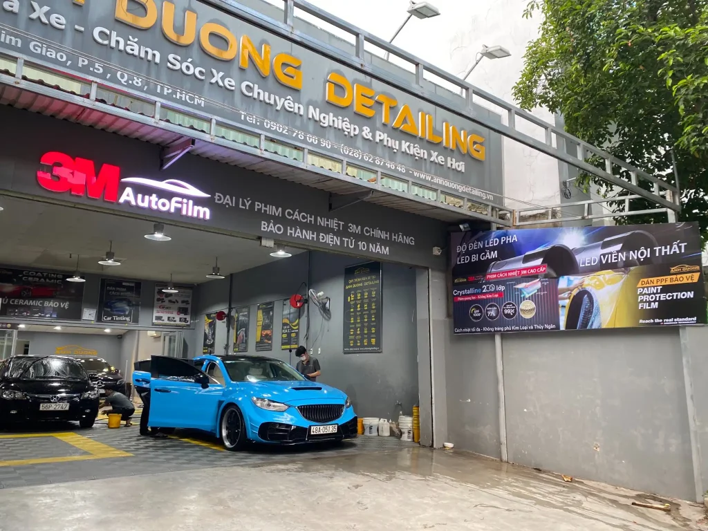 Dán film cách nhiệt tại Ánh Dương Detailing