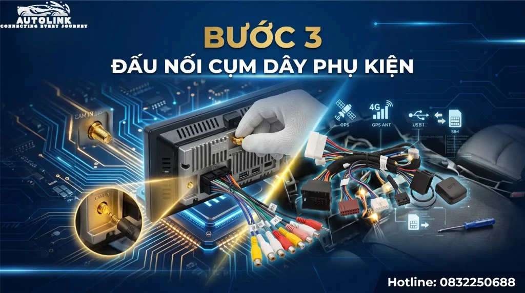 Đấu nối dây phụ kiện Đấu nối dây phụ kiện