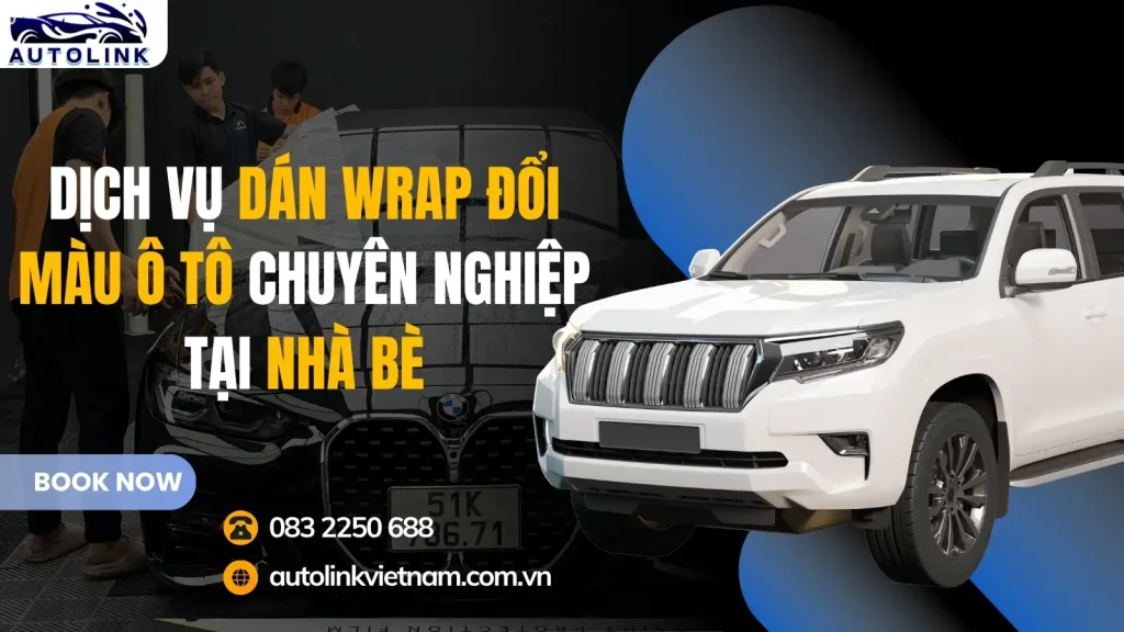Dịch vụ dán wrap đổi màu ô tô tại Nhà Bè