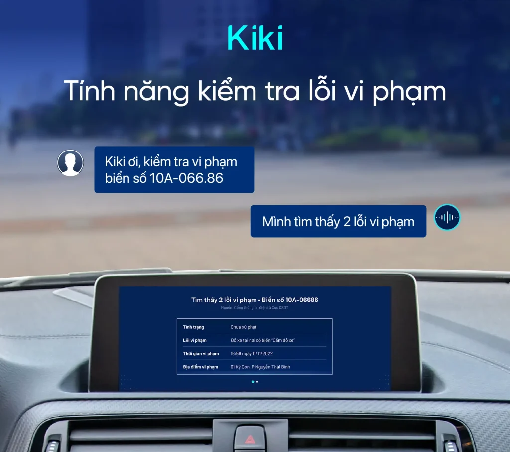 Hỗ trợ giao thông với trợ lý ảo kiki