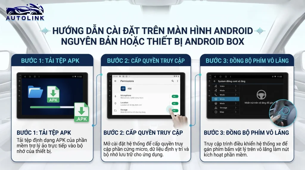 Hướng dẫn cài đặt trợ lý AI cho màn hình Android