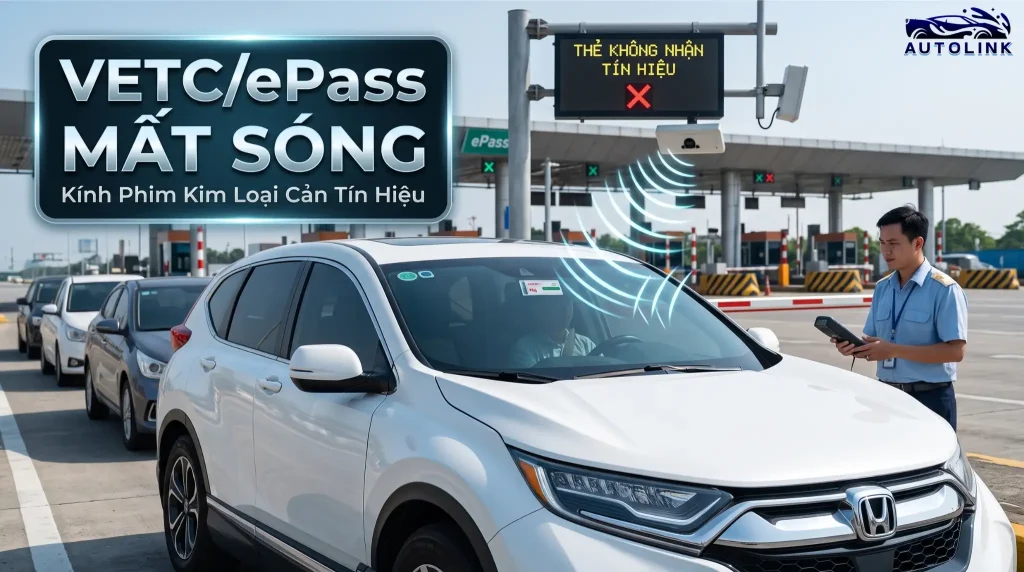 Phim cách nhiệt làm mất sóng VECTC và Epass