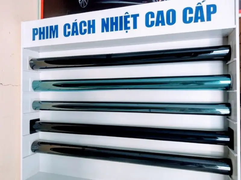 Phim cách nhiệt ô tô tráng kim loại Ntech