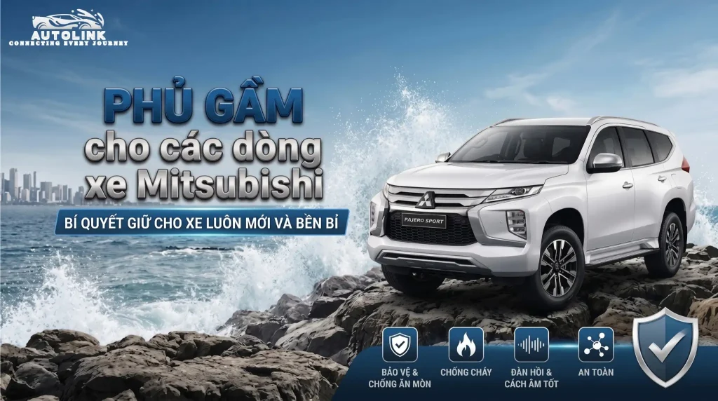 Phủ gầm xe Mitsubishi