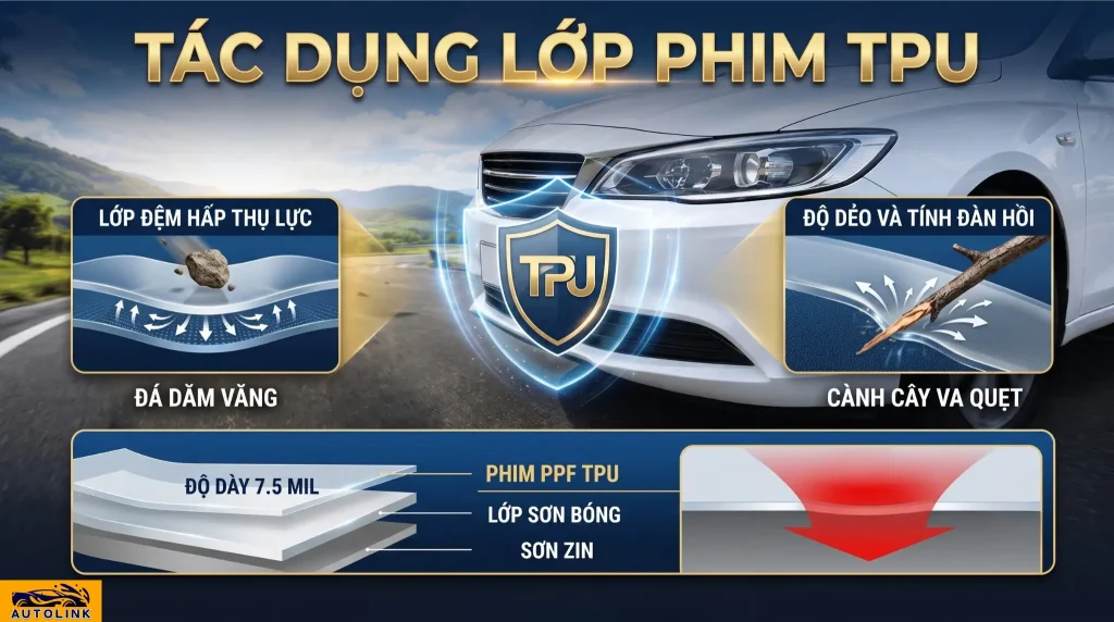 Tác dụng của lớp phim TPU Tác dụng của lớp phim TPU