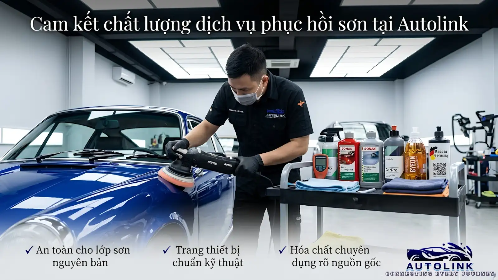 Cam kết chất lượng dịch vụ phục hồi sơn tại Autolink Cam kết chất lượng dịch vụ phục hồi sơn tại Autolink