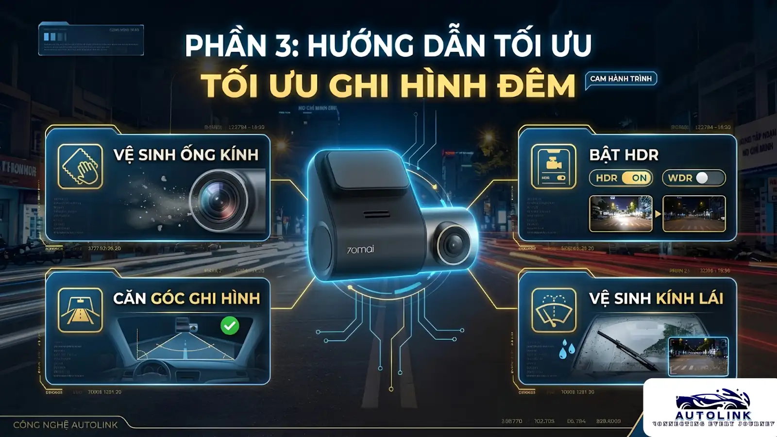 Hướng dẫn tối ưu chất lượng ghi hình Hướng dẫn tối ưu chất lượng ghi hình