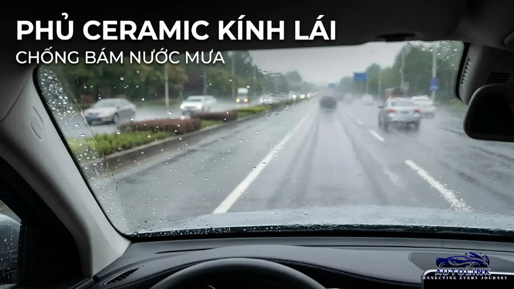 Phủ Ceramic cho kính lái