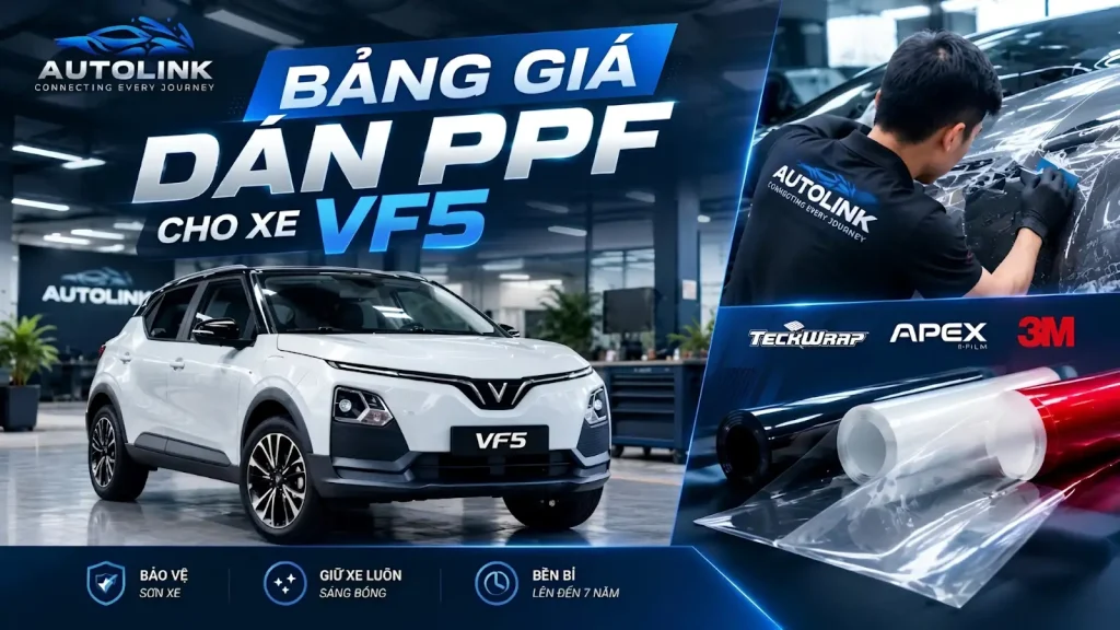 Bảng giá dán PPF cho xe VF5