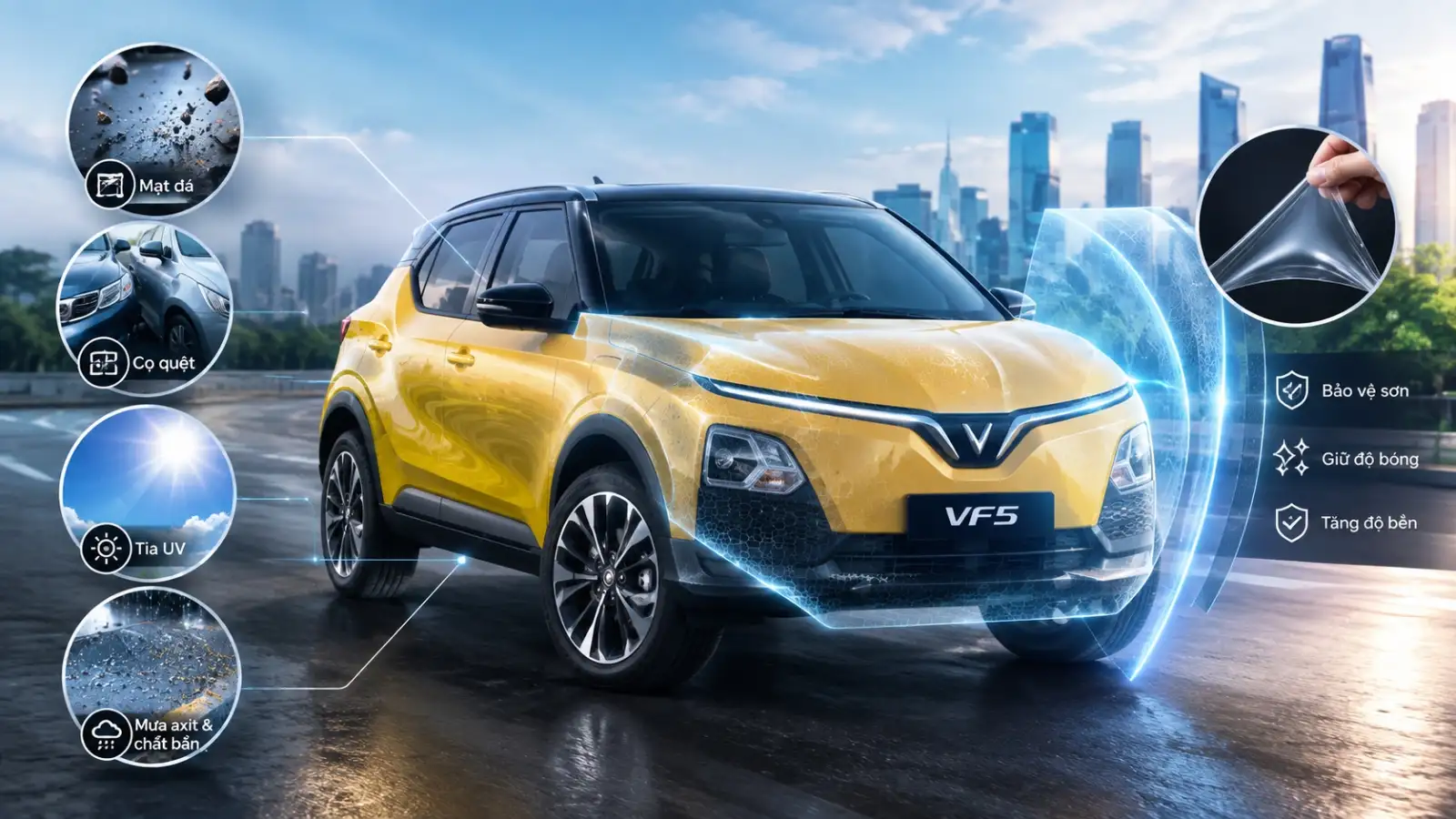Tầm quan trọng dán PPF cho VF5 Tầm quan trọng dán PPF cho VF5