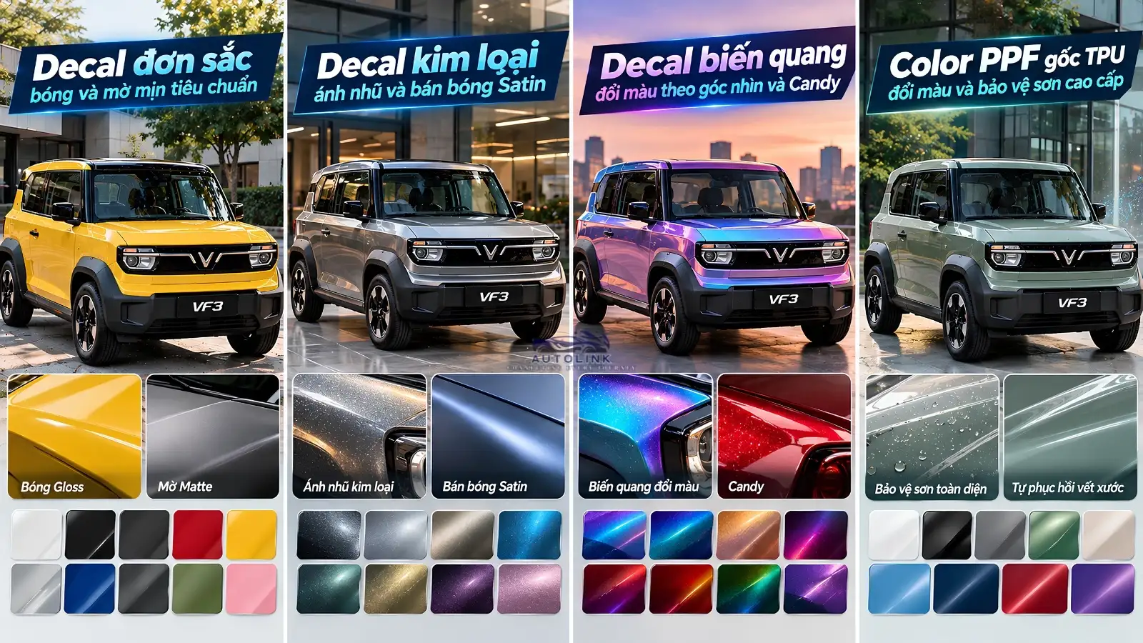Chất liệu wrap cho VF3 Chất liệu wrap cho VF3