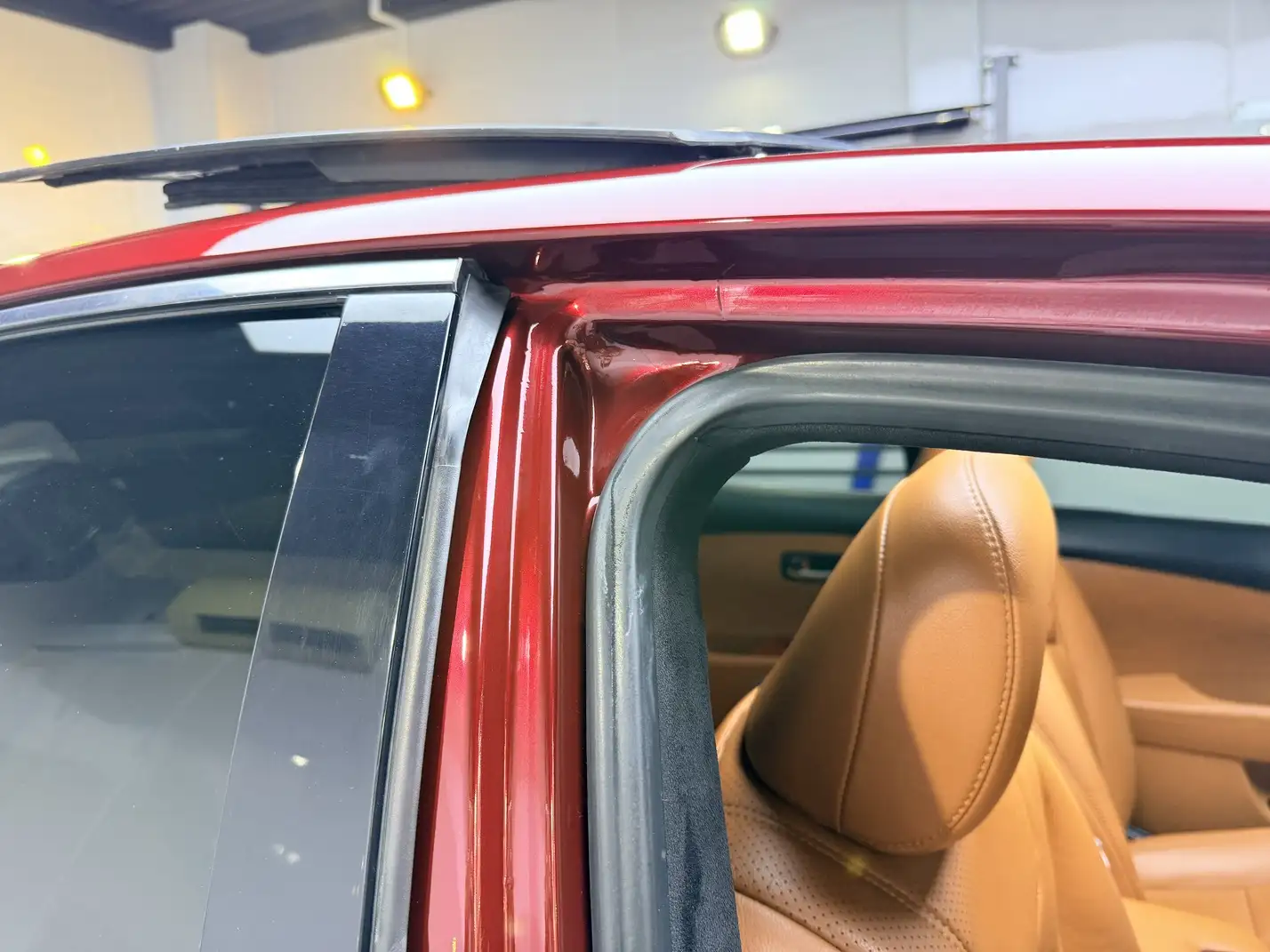 Chi tiết mép dán wrap bọc lòng cửa xe Lexus ES Chi tiết mép dán wrap bọc lòng cửa xe Lexus ES
