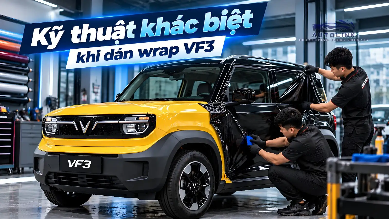 Kỹ thuật khác biệt khi dán wrap VF3 Kỹ thuật khác biệt khi dán wrap VF3
