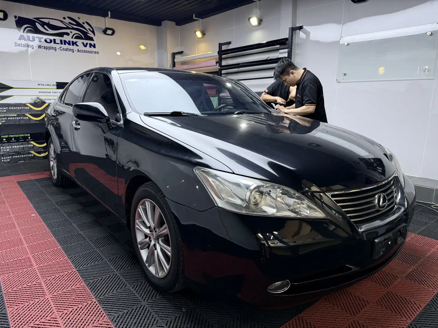 Màu sơn gốc xe Lexus ES trước khi dán wrap đổi màu Màu sơn gốc xe Lexus ES trước khi dán wrap đổi màu