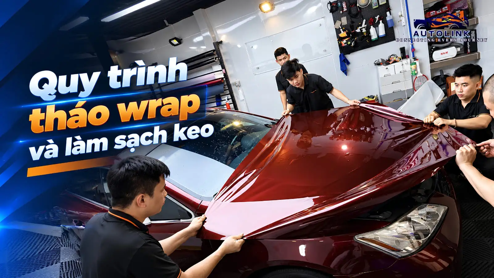 Quy trình tháo wrap cũ Quy trình tháo wrap cũ